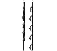Organiseur de sangle de câble - Support de cordon d'extension, outil d'enroulement robuste, 2 sangles de rangement suspendues, arrangement facile | Solution de rangement utilitaire pour garage, jardin