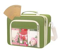 Organiseur de semences | Paquet portable réutilisable avec sachets | Organiseur pour graines de jardin - pour jardinage en plein air, planter des fleurs et des plantes, pelouse, cour, maison, ferme et