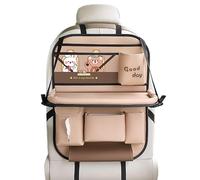 Organiseur de siège arrière de voiture - Support multifonction pliable étanche avec plateau | Organisateurs de dossier de siège | Pour coffre, voyage, route, camping, camion, VUS, passager arrière