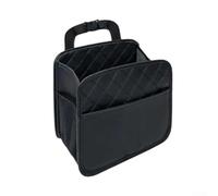 Organiseur de siège de voiture avec plusieurs compartiments suspendus pour le rangement et les ordures, convient pour les voitures, camions et SUV, pliable pour plus de commodité de voyage (1 pièce)