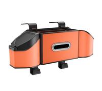 Organiseur de siège de voiture - Support de rangement robuste en cuir synthétique pour siège arrière, grandes poches, sac de rangement pliable facile à installer | Accessoires de voyage pour voitures