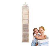 Organiseur de Soutien-Gorge à Suspendre, Non tissé à Suspendre avec Plusieurs Poches, Rangement Multifonction pour Ranger clés, Bouchons d'oreilles