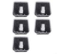 Organiseur de stylet pour platine vinyle avec coque phono en PVC transparent conçu pour AT3600L protection et facilité d'aiguille (5 pièces)