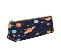 Organiseur de stylos triangulaire pour l'école, le bureau, les voyages, la constellation des amas d'étoiles, trousse à crayons étanche en PVC, porte-accessoires d'écriture, pochette compacte zippée