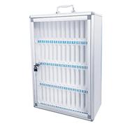 Organiseur de téléphone portable avec poignée, 48 emplacements pour une gestion efficace de l'espace dans le bureau, l'armée, l'école, la salle de classe