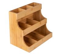 Organiseur de thé - Boîte à sachets de thé, 3 niveaux en bois pour homme et femme, affichage à la maison, garde-manger, lieu de travail, comptoir de cuisine