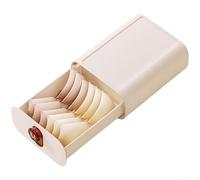 Organiseur de tiroir, boîte de rangement empilable à 16 compartiments 34,4 x 25 x 14,4 cm, séparateur de compartiments en plastique pour chaussettes, sous-vêtements, armoire (sous-vêtements)