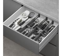 Organiseur de tiroir Multi-Fit Plus, ABS, gris