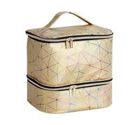 Organiseur de vernis à ongles, 30 bouteilles, organisateur de fournitures pour ongles, sac de grande capacité, contient 30 bouteilles, poignée solide, diviseurs en éponge pour femme, gel pour ongles