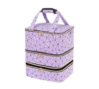 Organiseur de vernis à ongles, avec 3 couches, 84 bouteilles et lampe à ongles, 3 couches en cuir synthétique, sac de rangement pour fournitures à ongles, grande bandoulière support de vernis à ongles