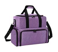 Organiseur de Vernis à Ongles Sac de Rangement détachable for Vernis à Ongles, Double Couche, Contient 70 Bouteilles et Lampe, étui Voyage Portable for Maquillage