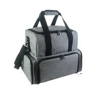 Organiseur de Vernis à Ongles Sac de Rangement Vernis à Ongles, 70 Bouteilles, Sac Main cosmétique, Mallette, Transport Voyage for Accessoires Nail Art, Sacs Maintien(Gray)