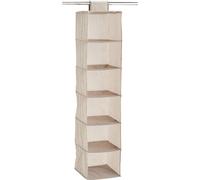 Organiseur de vêtements avec 6 compartiments, armoire textile pliable - 129 x 30 x 30 cm, ZELLER