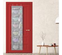 Organiseur de vêtements hebdomadaires pour enfants - Sac à suspendre à 6 étagères du lundi au vendredi au-dessus de la porte