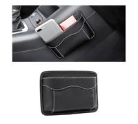 Organiseur de Voiture pour Renault Trafic/Vauxhall 2001-2025 | Pochette de Rangement Auto en Cuir Vide Poche Voiture Adhesif Rangement Telephone Cles Noir