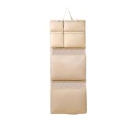 Organiseur de voyage multifonction avec plusieurs compartiments - Sac de rangement pliable à suspendre - Idéal pour les vêtements, soutien-gorge, sous-vêtements et chaussettes - Solution peu