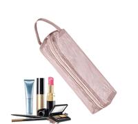 Organiseur de Voyage, Pochette compacte en Maille, kit d'hygiène léger, Doublure résistante à l'eau, Compartiments Respirants, Couleur Bleue, Excellent pour Les Voyages à l'aéroport et en croisière