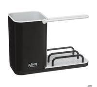 Paris Prix Organisateur d'évier – L 21 x l 8,8 x H 14,6 cm – Noir