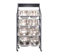 Organiseur d'évier de cuisine à poser au sol, égouttoir à vaisselle multicouche pour un lavage et un rangement efficaces, idéal pour la maison et un usage commercial