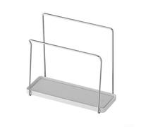 Organiseur d'évier en acier inoxydable, 1 lot de porte-serviettes de cuisine multifonctionnel pour évier - Drainage efficace - Économie d'espace - Matériau moderne - Look moderne - Pour la maison et