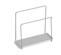 Organiseur d'évier en acier inoxydable, 1 lot de porte-serviettes de cuisine multifonctionnel pour évier - Drainage efficace - Économie d'espace - Matériau moderne - Look moderne - Pour la maison et