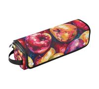 Organiseur d'outils 2 en 1 avec tapis amovible résistant à la chaleur, grand étui de voyage pour fer plat, outils chauds et accessoires de soins capillaires, illustration Sharpie personnalisée