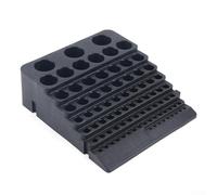 Organiseur d'outils 84 trous pour accessoires CNC, boîte de rangement pour fraises et outils, grande capacité avec plusieurs tailles d'alésage