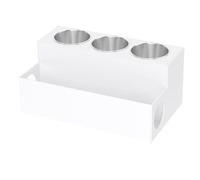Organiseur d'outils de coiffure, rangement de comptoir pour outils de coiffure | Boîte de rangement multifonctionnelle en acrylique pour salle de bain, coiffeuse, cuisine