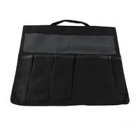 Organiseur d'outils de jardin léger pour gérer efficacement les fournitures de jardinage avec plusieurs poches pour le rangement (noir)