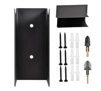 Organiseur d'outils de jardin - Support mural antidérapant, 2 pièces antidérapantes pour garage, support en métal robuste de 12 x 7 x 5 cm, cintre de matériel utilitaire | Organisation d'abri de