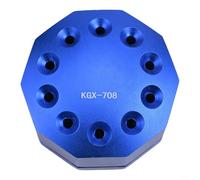 Organiseur d'outils rotatif pour tournevis et pince à épiler, support de rangement en alliage d'aluminium avec base antidérapante, support de bureau compact pour atelier à domicile (bleu)