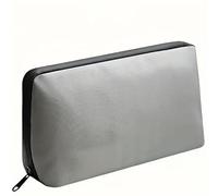 Organiseur électronique de voyage, pochette technique minimaliste pour câbles, chargeurs, souris et disque dur, résistant à l'eau pour accessoires numériques (gris)