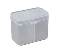 Organiseur en plastique transparent pour cotons-tiges, serviettes à ongles, tampons de maquillage, boîte de rangement multifonction, outils de nail art pour étui, petit organisateur en plastique avec
