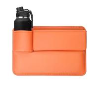 Organiseur entre siège - Cuir PU fin et pratique, rangement de voiture ergonomique, robuste, porte-gobelet sécurisé pour téléphone, sac à main, clés, lunettes