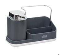 FIVE Simply Smart - Organiseur d'Évier 4 en 1 "Néo" 21cm Gris Gris G