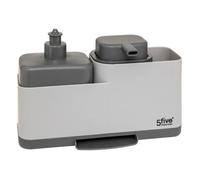 Organiseur évier ""Néo"" avec distributeur gris - 5 five simply smart