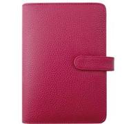 Exacompta Organiser Exatime SAD 17 light Baltique 74528E couverture avec une matière grainée fermeture avec un bouton à pression 14 x 19 cm Septembre 2020 à Décembre 2021 coloris framboise