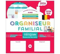 Organiseur familial Mémoniak 2026 spécial Belgique - Collectif - Editions 365 - broché - Calendrier