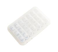 Organiseur hebdomadaire de pilules - Hermétique pour le stockage et la distribution de suppléments | Organisateur de pilules portable pour 7 jours | Pour , personnes âgées, animaux, parents, Ma