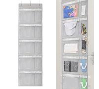 Organiseur hebdomadaire de vêtements pour enfants, organiseur de vêtements d'école avec étiquettes pour le lundi au vendredi, 5 étagères de placard suspendues pour la maison, le dortoir, la chambre à