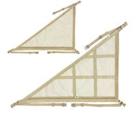 Organiseur intérieur pour toit - filet de rangement plafond, sac triangulaire | structure pour ranger l'équipement de voyage camping, conteneur de bagages intérieur pour véhicules Campe