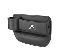 Organiseur Latéral pour Citroen C3-XR Elysee C4, Organisateur de Siège de Voiture Avant oîte de Rangement pour Espace de Siège de Voiture,Bla-CK-Driver