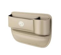Organiseur Latéral pour MG 4 EV 2022-, Organisateur de Siège de Voiture Avant oîte de Rangement pour Espace de Siège de Voiture,Beige-Co-Driver