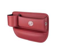 Organiseur Latéral pour MG 4 EV 2022-, Organisateur de Siège de Voiture Avant oîte de Rangement pour Espace de Siège de Voiture,Red-Driver