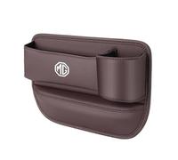 Organiseur Latéral pour MG 4 EV 2022-, Organisateur de Siège de Voiture Avant oîte de Rangement pour Espace de Siège de Voiture,Brown-Co-Driver