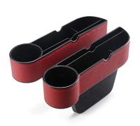 Organiseur Latéral pour Siège de Voiture pour Renault Master 2014-2025 Boîte de Rangement Espace de Siège,Burgundy-2pcs