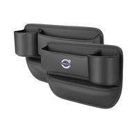 Organiseur Latéral pour Volvo C70 2006-2013, Organisateur de Siège de Voiture Avant oîte de Rangement pour Espace de Siège de Voiture,Bla-ck-2Pcs