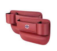 Organiseur Latéral pour Volvo EC40 2025, Organisateur de Siège de Voiture Avant oîte de Rangement pour Espace de Siège de Voiture,Red-2Pcs