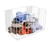 Organiseur magnétique pour linge | Organiseur de vêtements pliable, bac de rangement pour salle de bain, cuisine, dortoir, casier, appartement, maison, bureau, camping-car, armoire en métal, buanderie