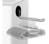 Organiseur magnétique pour placard, buanderie, machine à laver - Garde les cintres pratiques et organisés, porte-serviettes (sans perçage, sans adhésif)